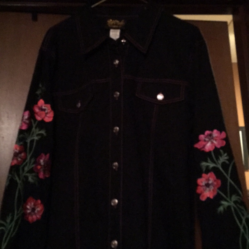 EUC Black Denim jacket